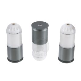 MAG 40mm Grenade Airsoft (120 rounds, 3pcs) - White