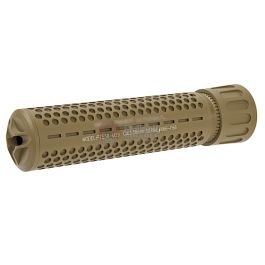 GK Tactical KAC QDC Suppressor (14mm CCW) - TAN