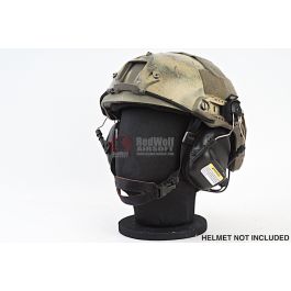 Earmor Hearing Protection Ear-Muff Helmet Version - Black