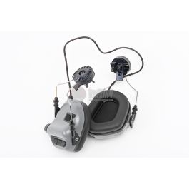 Earmor Hearing Protection Ear-Muff Helmet Version - Gray