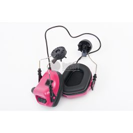 Earmor Hearing Protection Ear-Muff Helmet Version - Pink