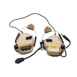 Earmor Tactical Hearing Protection Helmet Version Ear-Muff - TAN