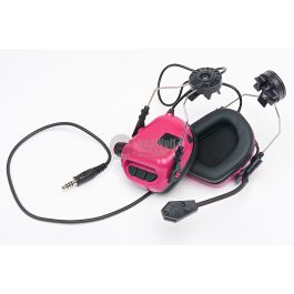 Earmor Tactical Hearing Protection Helmet Version Ear-Muff - Pink