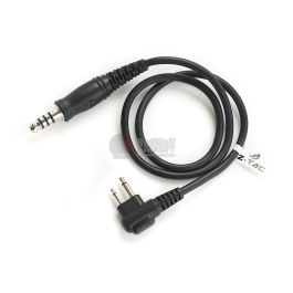 Z-Tactical Z124 Electronic PTT Wire for Motorola Double Pin Version