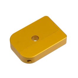 AIP Tokyo Marui Hi Capa GBB Airsoft Puzzle Magazine Base (CNC Aluminum, Gold)