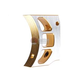 Airsoft Masterpiece Aluminum Trigger (Type 11) for Tokyo Marui Hi-Capa GBB - Gold 2 Tone