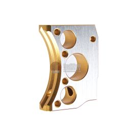 Airsoft Masterpiece Aluminum Trigger (Type 12) for Tokyo Marui Hi-Capa GBB - Gold 2 Tone
