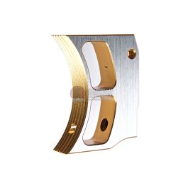 Airsoft Masterpiece Aluminum Trigger (Type 2) for Tokyo Marui Hi-Capa GBB - Gold 2 Tone