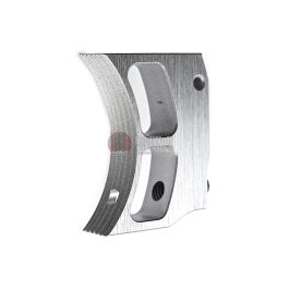 Airsoft Masterpiece Aluminum Trigger (Type 2) for Tokyo Marui Hi-Capa GBB - Silver
