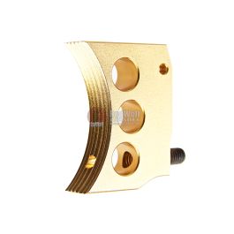 Airsoft Masterpiece Aluminum Trigger (Type 4) for Tokyo Marui Hi-Capa GBB - Gold