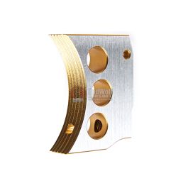 Airsoft Masterpiece Aluminum Trigger (Type 4) for Tokyo Marui Hi-Capa GBB - Gold 2 Tone