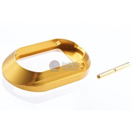 Airsoft Masterpiece CNC Limcat Magwell for AA IPSC Standard Rule for Tokyo Marui Hi-Capa GBB - Gold