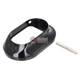 Airsoft Masterpiece Tokyo Marui Hi Capa GBB Airsoft Hugh Infinity Magwell for Aluminum Grip - Black