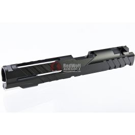 Airsoft Masterpiece Custom 'Alpha' Standard Slide for Tokyo Marui Hi-Capa / 1911 GBB - Black