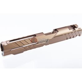 Airsoft Masterpiece Custom 'Alpha' Standard Slide for Tokyo Marui Hi-Capa / 1911 GBB - Bronze