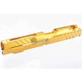 Airsoft Masterpiece Custom 'Alpha' Standard Slide for Tokyo Marui Hi-Capa / 1911 GBB - Gold