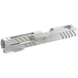 Airsoft Masterpiece Custom 'Alpha' Standard Slide for Tokyo Marui Hi-Capa / 1911 GBB - Silver