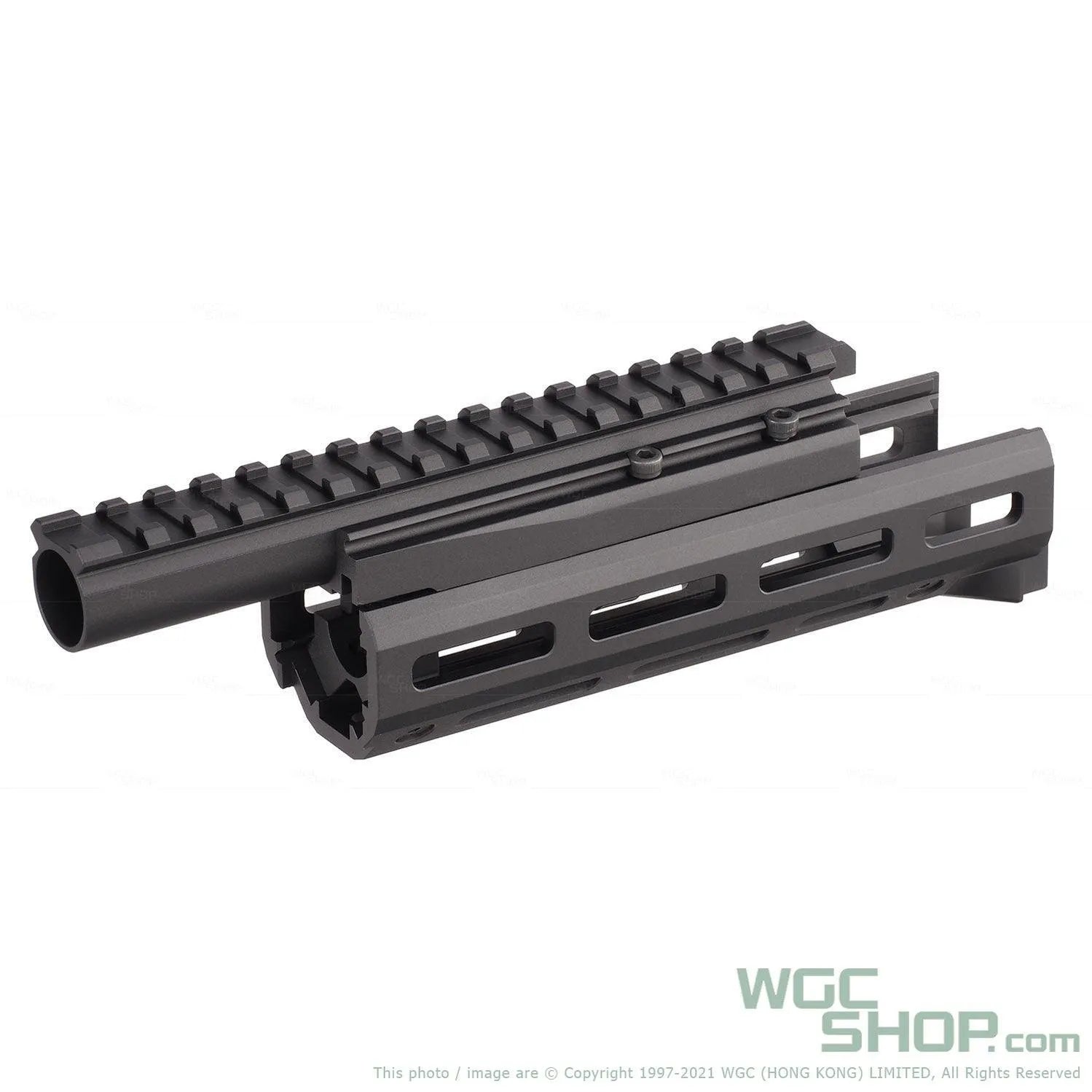 HEPHAESTUS AK M-LOK 6.5 Inch Handguard Set with Railed Gas Tube for GHK / LCT AK Airsoft Series