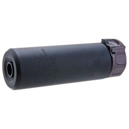 Angry Gun Socom556 Mini Dummy Silencer with Flash Hider (14mm CCW, BK) - 2026 Edition
