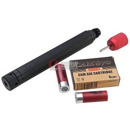 APS Combo Package A (Smart CAM CO2 Adapter Airsoft Charger, Dual 12g Co2 Cartridge Stock Tube, Smart