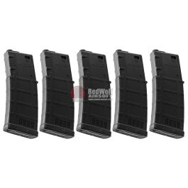 ARES AMAG Magazine (130 rounds M4 AEG Magazine)(5pcs/Box) - Black