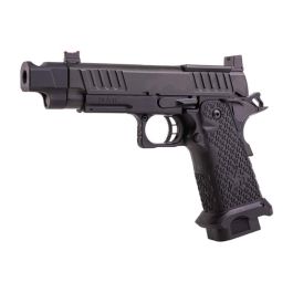 EMG 6mm Pro Shop Staccato C2 2011 with Compensator Gas Airsoft Pistol - Black (R612-4) (by Army Arma