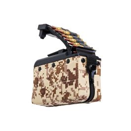 Battleaxe x T8 A&K MK46 Mod 0 Minimi AEG Drum Magazine (2000 rds, Sound Control, Turbine System) - D