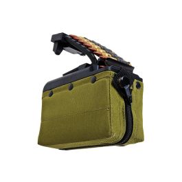 Battleaxe x T8 A&K MK46 Mod 0 Minimi AEG Drum Magazine (2000 rds, Sound Control, Turbine System) - R