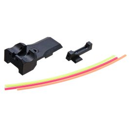 BBT Tokyo Marui Hi Capa 5.1 GBB Fiber Sight Set (Aluminum)