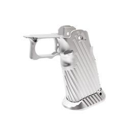 Bomber Tokyo Marui Hi Capa GBB CNC Aluminum Grip (INF Style) - Silver
