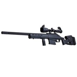 BONEYARD ARES Amoeba STRIKER AS01 Airsoft Sniper Rifle - Black (Spring Power)