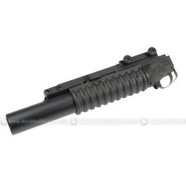 Classic Army M203 Airsoft Grenade Launcher (Long Model Rail Mounted Type) - Black