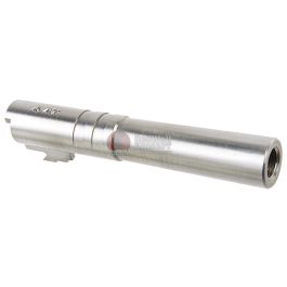 COWCOW Technology Stainless Steel Threaded Outer Barrel for Tokyo Marui Hi-Capa 4.3 GBB Series (.45