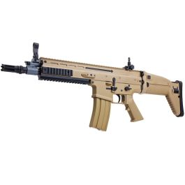Cybergun FN SCAR-L Airsoft AEG Rifle - TAN (ABS Version, CM067) - by CYMA