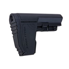 CYMA Tokyo Marui M4 AEG 'Whale' Adjustable Stock w/ Battery Storage Compartment - Black