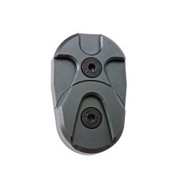 Dr. Black Folding Stock Adapter for AEG (CNC 6063 Aluminum, Grey)