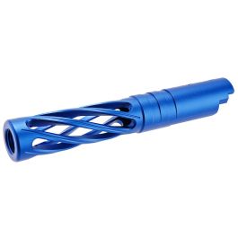 Dr. Black Hi-Capa 4.3 GBB Outer Barrel (Type-Dinging, 6063 Aluminum, Blue)