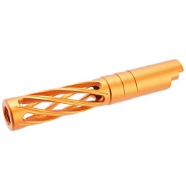 Dr. Black Hi-Capa 4.3 GBB Outer Barrel (Type-Dinging, 6063 Aluminum, Orange)