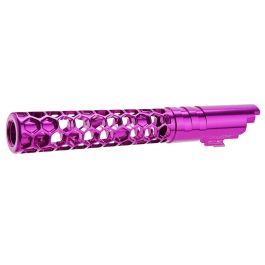 Dr. Black Hi-Capa 5.1 GBB Outer Barrel (Type -Favos, 6063 Aluminum, Purple)