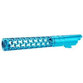 Dr. Black Hi-Capa 5.1 GBB Outer Barrel (Type -Geom, 6063 Aluminum, Aqua)