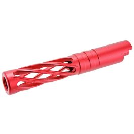 Dr. Black Hi-Capa 4.3 GBB Outer Barrel (Type-Dinging, 6063 Aluminum, Red)