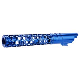 Dr. Black Hi-Capa 5.1 GBB Outer Barrel (Type -Favos, 6063 Aluminum, Blue)