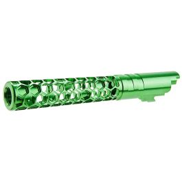 Dr. Black Hi-Capa 5.1 GBB Outer Barrel (Type -Favos, 6063 Aluminum, Green)