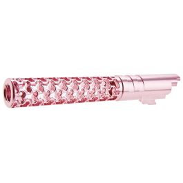 Dr. Black Hi-Capa 5.1 GBB Outer Barrel (Type -Geom, 6063 Aluminum, Pink)