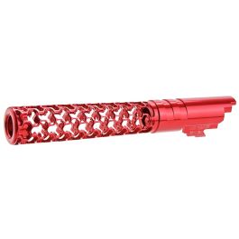 Dr. Black Hi-Capa 5.1 GBB Outer Barrel (Type -Geom, 6063 Aluminum, Red)