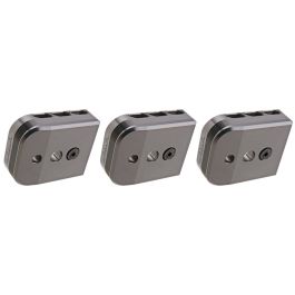 Dr. Black Tokyo Marui Hi Capa 5.1 GBB Magazine Base (Aluminum, Type B, Grey)