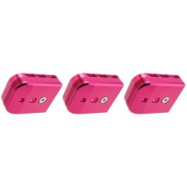 Dr. Black Tokyo Marui Hi Capa 5.1 GBB Magazine Base (Aluminum, Type B, Magenta)