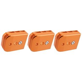 Dr. Black Tokyo Marui Hi Capa 5.1 GBB Magazine Base (Aluminum, Type B, Orange)