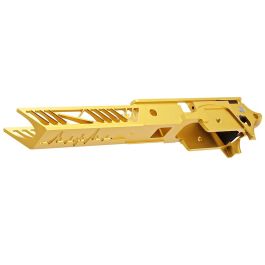 Dr. Black Tokyo Marui Hi Capa GBB Frame (CNC Aluminum, 4.3 inch, Type 1) - Gold