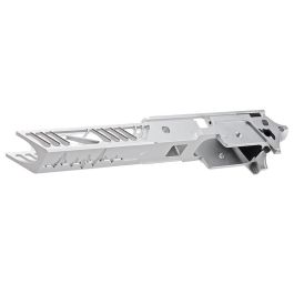 Dr. Black Tokyo Marui Hi Capa GBB Frame (CNC Aluminum, 4.3 inch, Type 1) - Silver